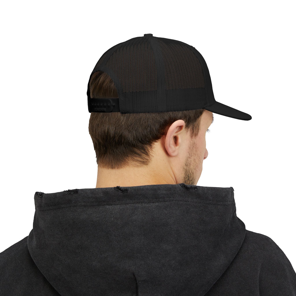Legacy Athletics Snapback Trucker Cap — LA Laurel Logo Mesh Baseball Hat