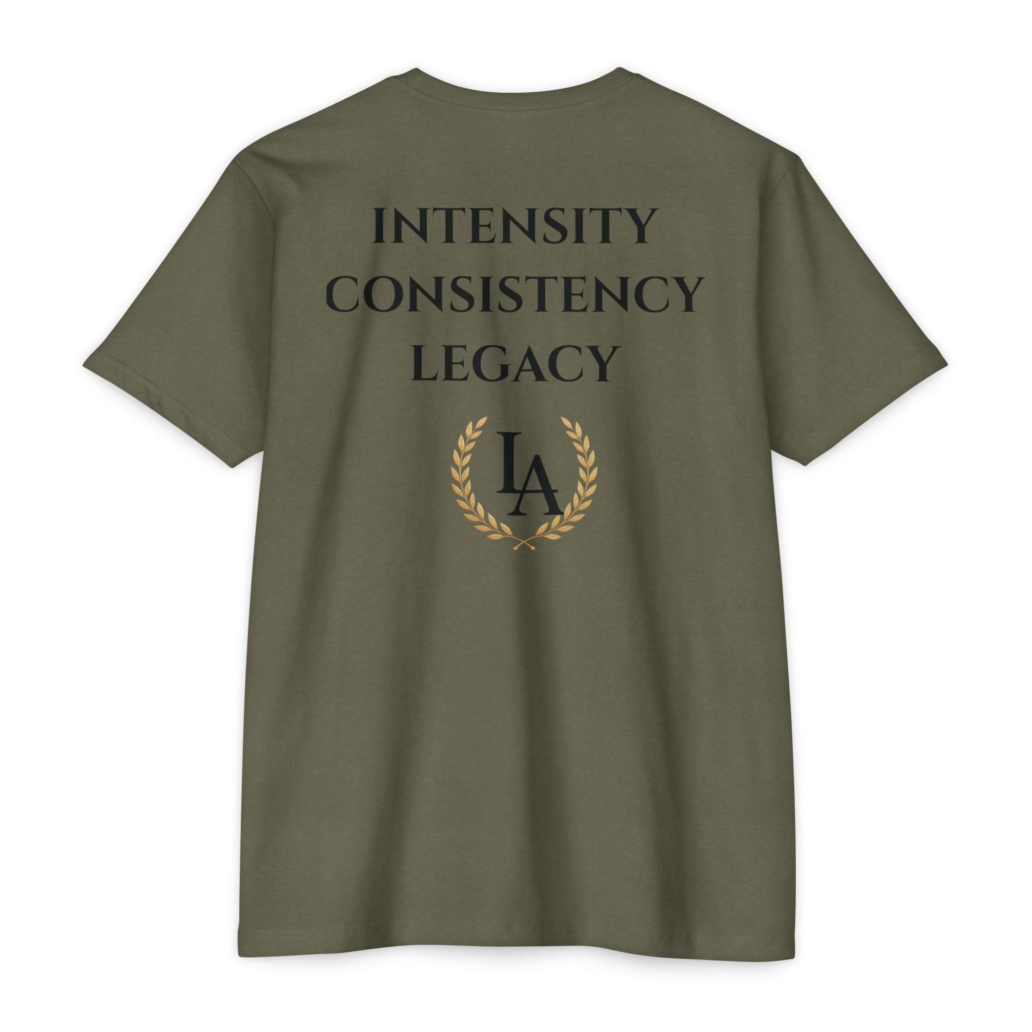 Legacy Leadership T-shirt "INTENSITY, CONSISTENCY, LEGACY"
