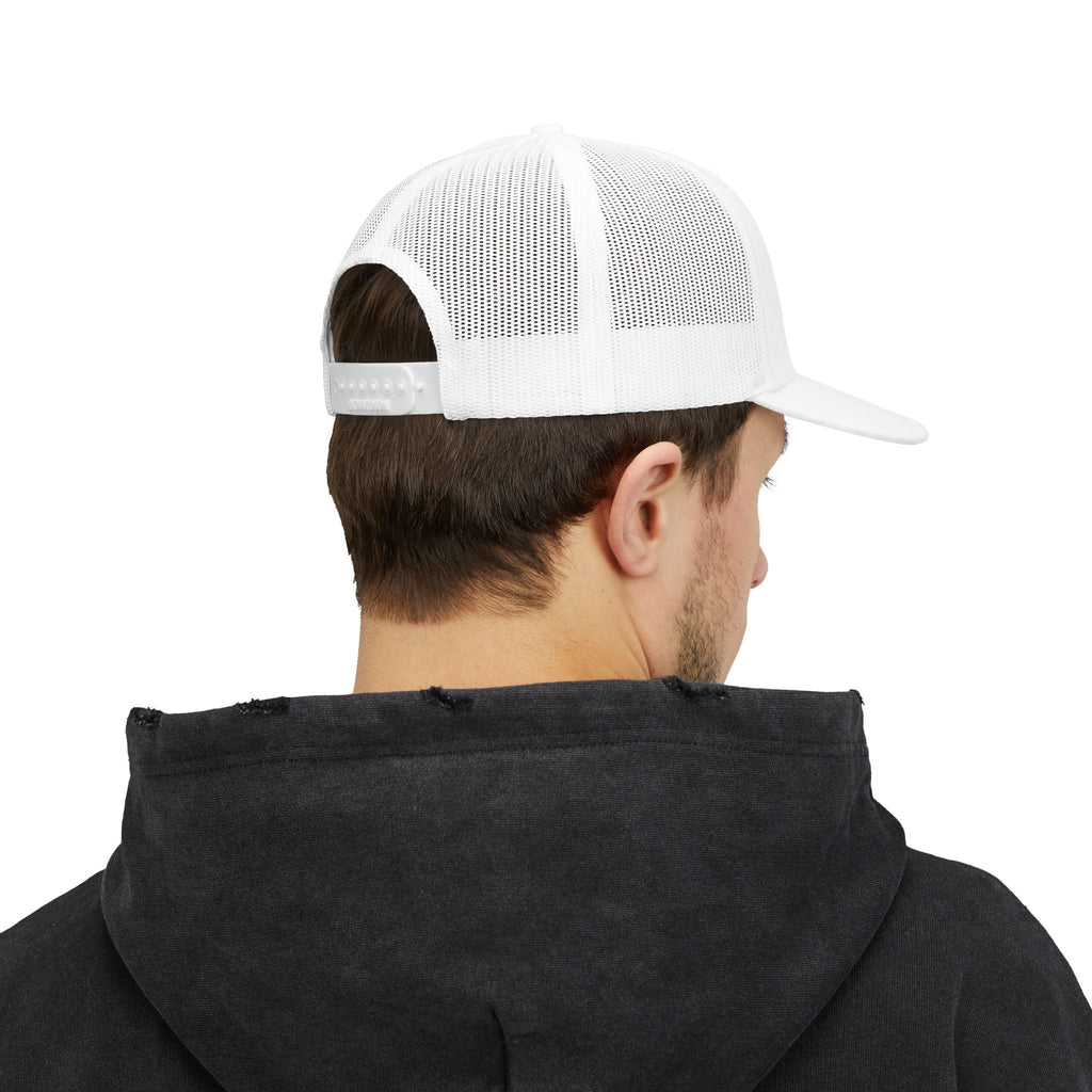 Legacy Athletics Snapback Trucker Cap — LA Laurel Logo Mesh Baseball Hat