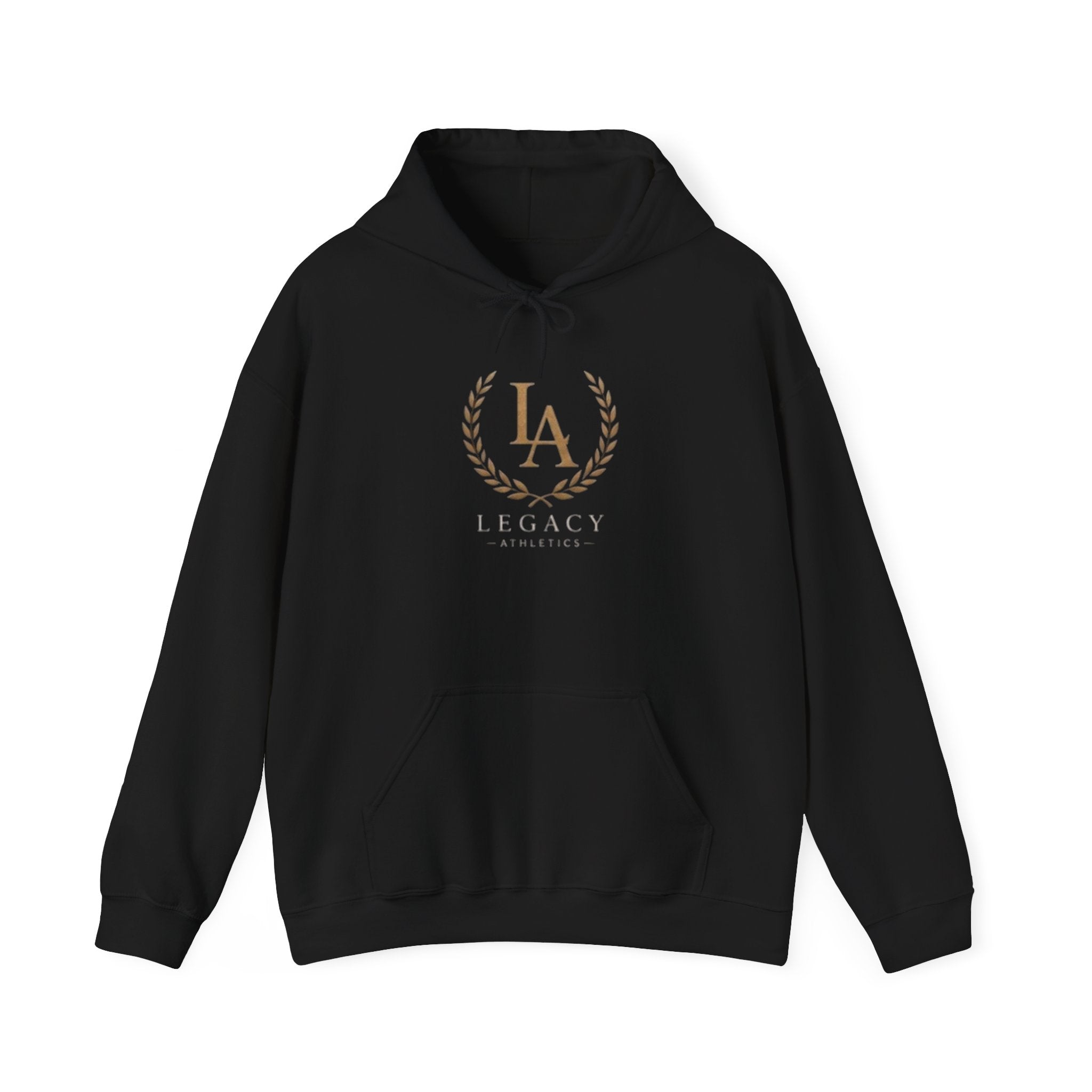 LA Legacy Athletic Hoodie — Classic Laurel Crest Pullover
